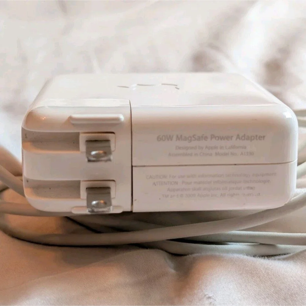 Genuine Apple 60W MagSafe Power Adapter Model A1330 Mac Book Tested Working